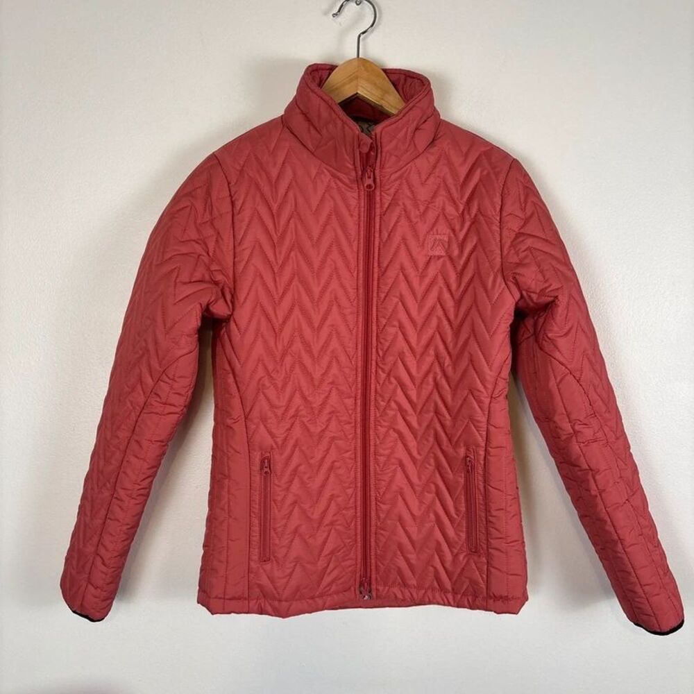 Riding Sport Dover Saddlery Quilted Jacket Pink Full Zip Women's Size XS